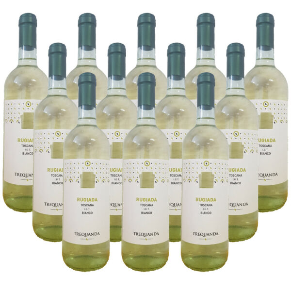 Rugiada Vino Bianco IGT Toscana Azienda Agricola Trequanda 72 bottiglie (Copia) - immagine 3